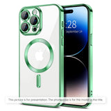 Husa de protectie Techsuit Luxury Crystal MagSafe compatibil cu Xiaomi 17T Pro, Verde deschis
