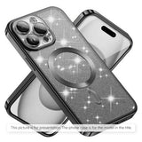 Husa de protectie Techsuit Luxury Glitter MagSafe compatibil cu Xiaomi 17T Pro, Negru