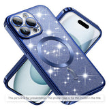 Husa de protectie Techsuit Luxury Glitter MagSafe compatibil cu Xiaomi 17T, Albastru