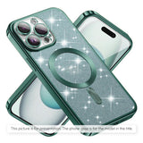 Husa de protectie Techsuit Luxury Glitter MagSafe compatibil cu Xiaomi 17T, Verde deschis