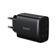Incarcator Baseus Compact (CCXJ020101), Universal Compatibility, 3 x USB, 17W, 5V, Negru