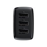 Incarcator Baseus Compact (CCXJ020101), Universal Compatibility, 3 x USB, 17W, 5V, Negru