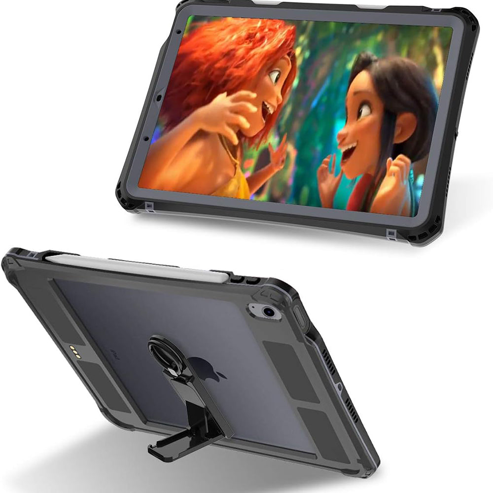 Husa de protectie tableta ShellBox Waterproof IP68 compatibil cu iPad Air 4 (2020) / Air 5 (2022), Negru