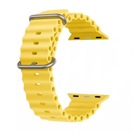 Curea smartwatch Techsuit Watchband W038 galbenă pentru Apple Watch