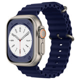 Curea smartwatch Techsuit compatibil cu Apple Watch 1 / 2 / 3, Albastru