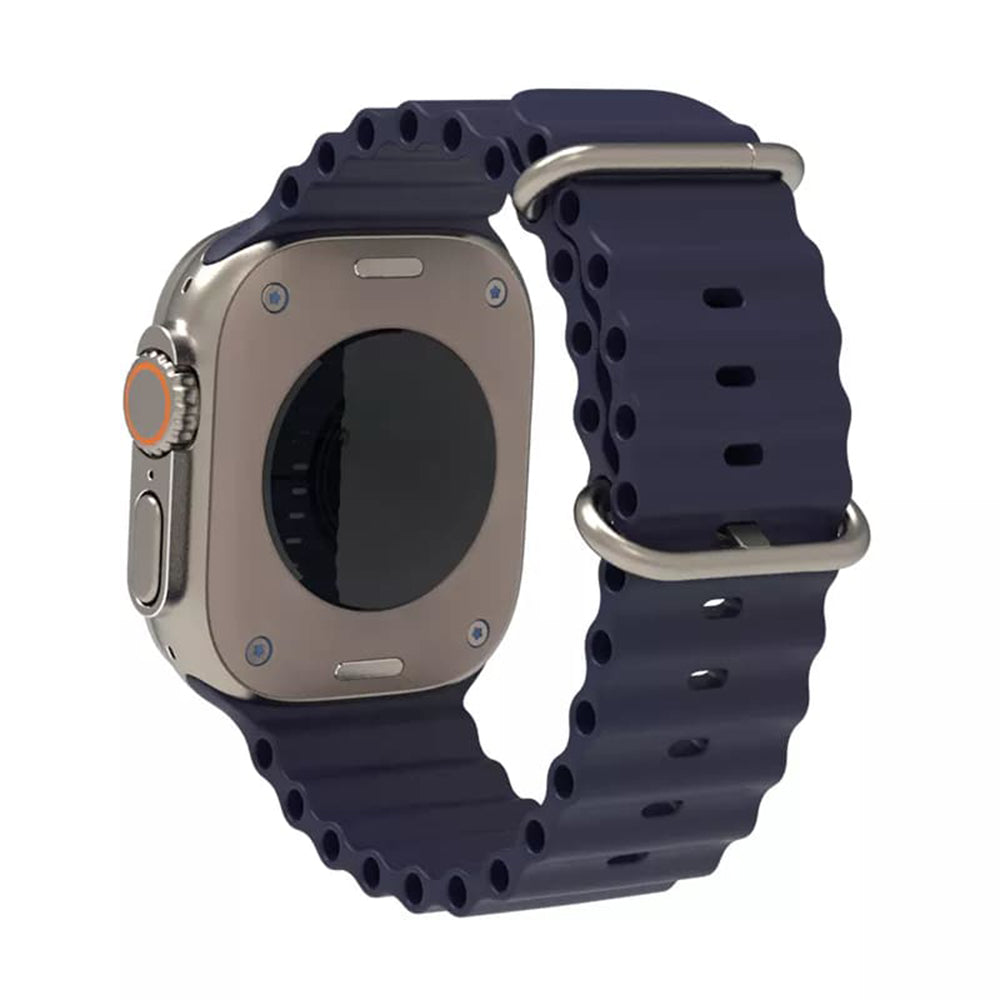 Curea smartwatch Techsuit compatibil cu Apple Watch 1 / 2 / 3, Albastru