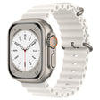 Curea smartwatch Techsuit Watchband (W038) compatibil cu Apple Watch 1/2/3/4/5/6/7/8/9/10/11/SE/SE 2/SE 3/Ultra/2/3 (42/44/45/46/49mm), Alb