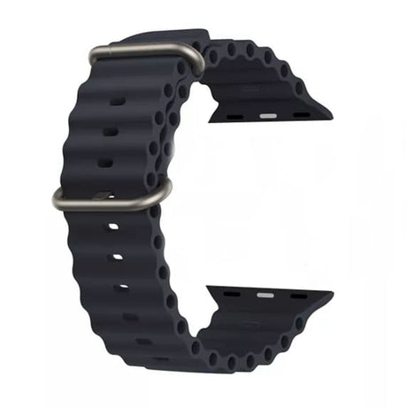 Curea smartwatch Techsuit Watchband (W038) compatibil cu Apple Watch 1/2/3/4/5/6/7/8/9/10/11/SE/SE 2/SE 3 (38/40/41/42mm), Negru