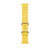 Curea pentru Apple Watch 1/2/3/4/5/6/7/8/9/10/11/12/SE/SE 2/SE 3 (38/40/41/42mm) - Techsuit Watchband (W038) - Yellow