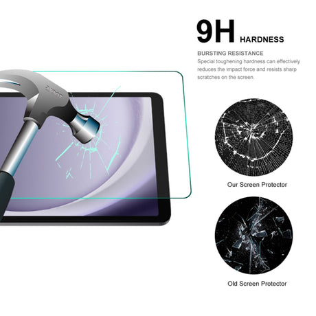 Husa de protectie tableta Lito 2.5D Classic Glass compatibil cu Samsung Galaxy Tab A9 / A11, Transparent