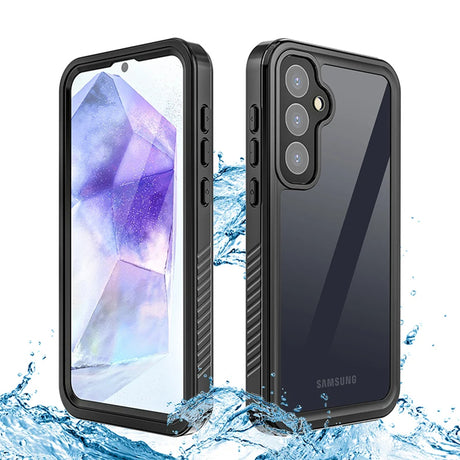 Husa de protectie ShellBox Waterproof IP68 compatibil cu Samsung Galaxy S23 FE, Negru