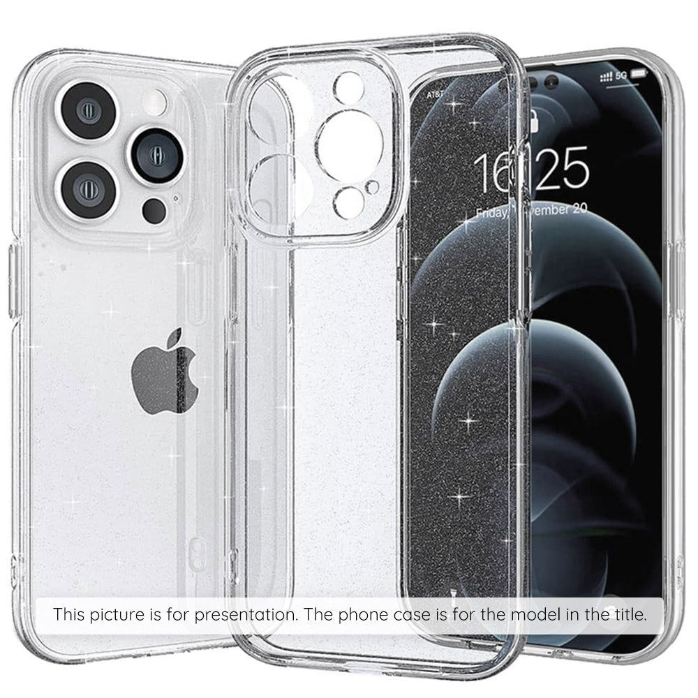 Husa de protectie Techsuit SparkleSkin compatibil cu iPhone 18 Pro Max / iPhone 17 Pro Max, Transparent