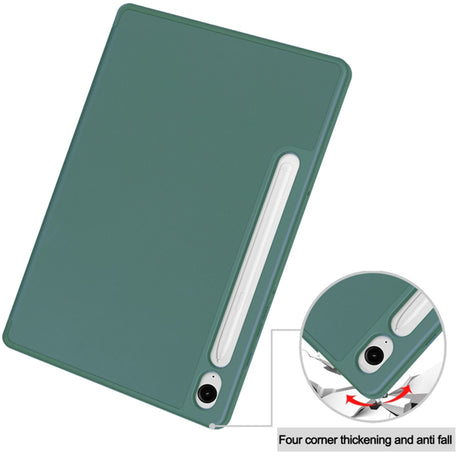 Husă tabletă Techsuit Flex Trifold pentru Galaxy Tab S9 FE / Samsung Galaxy Tab S10 FE, verde