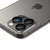Folie de protectie Spigen (set de 2) Optik.tR EZ Fit Pro Camera Glass (AGL05205)- iPhone 14 Pro/Max/15 Pro/Max/16 Pro/Max/17 Pro/Max compatibil cu Black