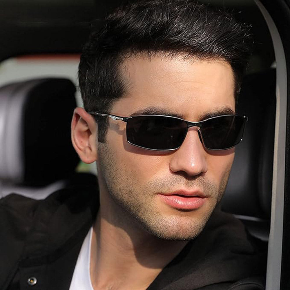 Ochelari de soare Techsuit Sunglasses Polarized (559) negru, pentru bărbați