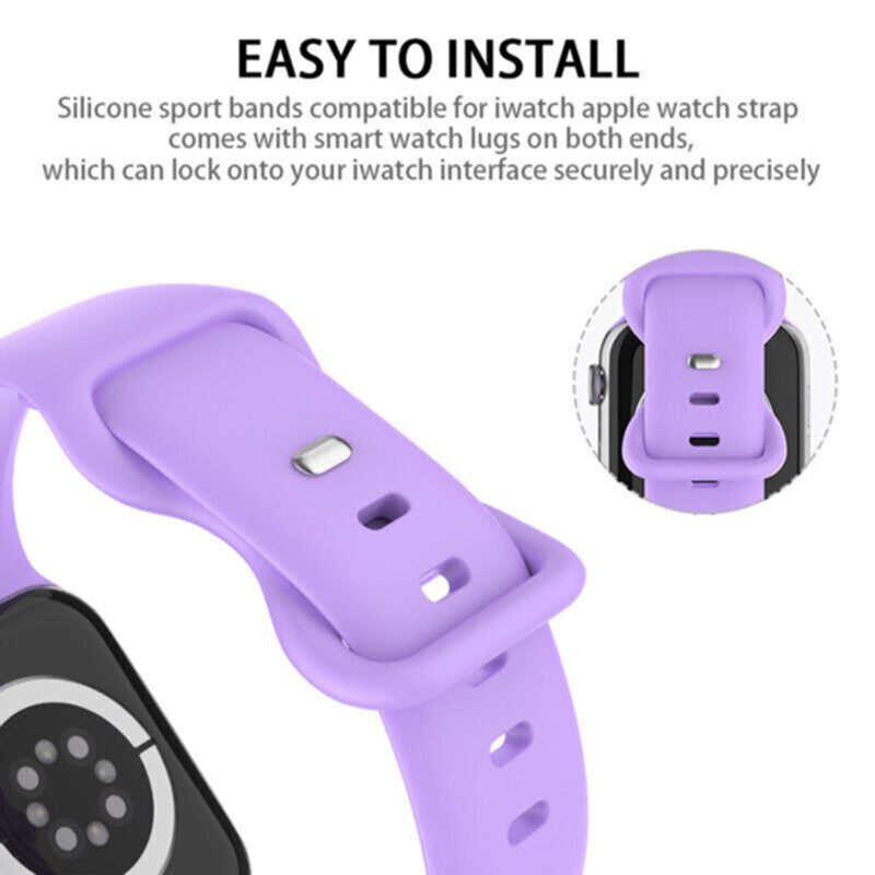 Curea smartwatch Techsuit Watchband (W031) compatibil cu Apple Watch 1/2/3/4/5/6/7/8/9/10/11/SE/SE 2/SE 3/Ultra/2/3 (42/44/45/46/49mm), Mov Inchis