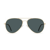 Ochelari de Soare Unisex - Techsuit (3025) - Gold / Green
