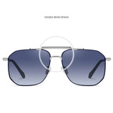 Techsuit Sunglasses Polarized (8538), for Men, with UV Protection, Metal, Gun Color / Maro