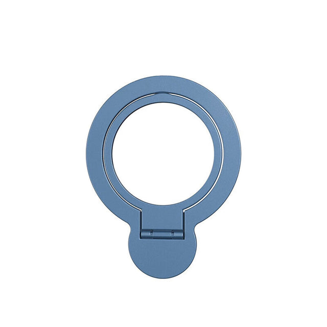 Suport Techsuit MagSafe Phone Ring (MPR4), Round Shape, Aluminium Alloy, Albastru