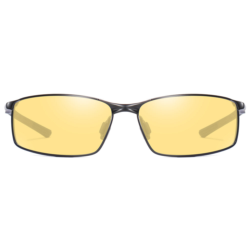 Ochelari de Soare Techsuit (559), Metal, Negru / Galben