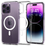 Husa de protectie Spigen Ultra Hybrid MagSafe (ACS04969) compatibil cu iPhone 14 Pro, Alb