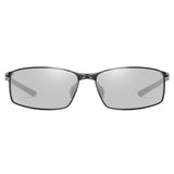Techsuit Sunglasses Polarized (559), for Men, with UV Protection and Metal Frame, Rectangular, Negru / Photochromic