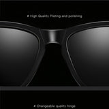 Ochelari de Soare Techsuit (0717), Gradient Negru / Roșu