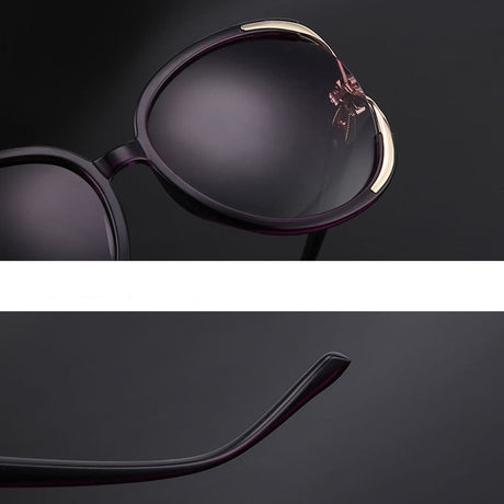 Techsuit Sunglasses Polarized (1384), for Women with UV Protection, PC, Rosu