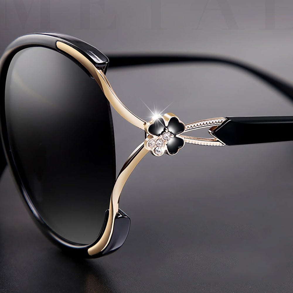 Techsuit Sunglasses Polarized (1384), for Women with UV Protection, PC, Rosu