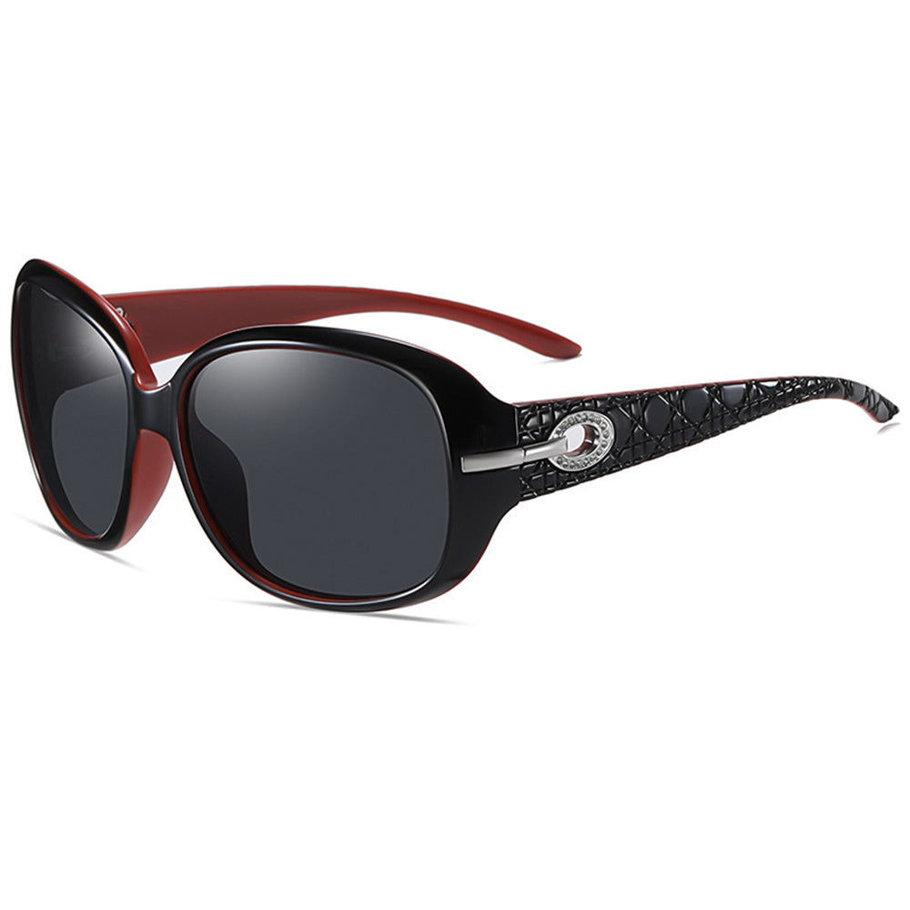 Techsuit Sunglasses Polarized PC (2012), UV Protection, Negru / Red / Gray