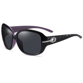 Techsuit Sunglasses Polarized PC (2012), UV Protection, Negru / Purple / Gray