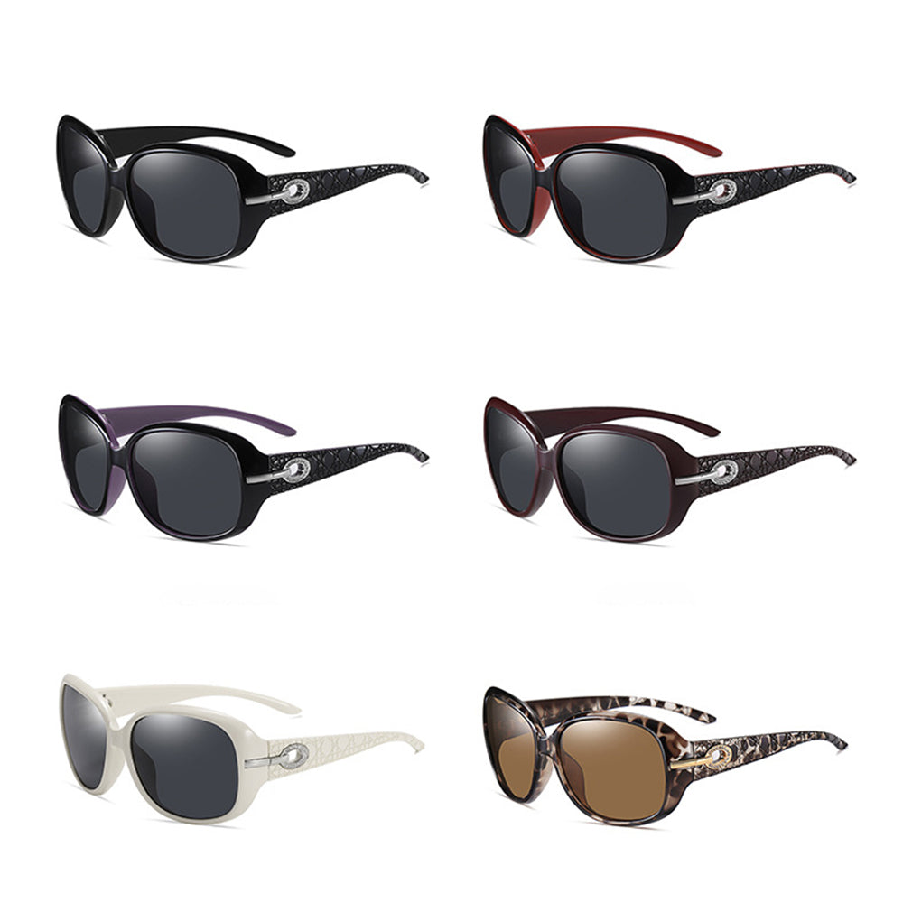 Techsuit Sunglasses Polarized PC (2012), UV Protection, Negru / Purple / Gray