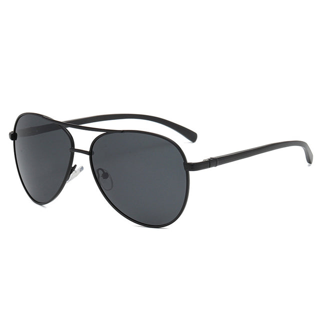 Techsuit Sunglasses Polarized (2150), for Men, with UV Protection, Metal Frame, Negru / Black Gray