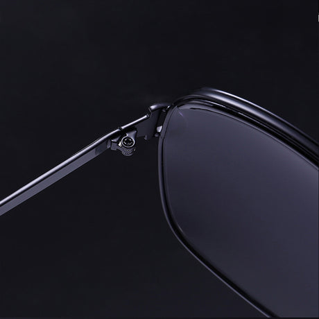 Techsuit Sunglasses Polarized (8702), for Women with UV Protection, Metal Frame, Tea