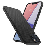 Husa de protectie Spigen Liquid Air (ACS05037) compatibil cu iPhone 14, Negru Mat