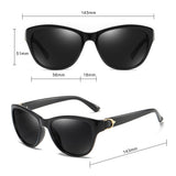 Ochelari de Soare Techsuit (A572), Policarbonat, Negru