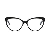 Techsuit Anti-Blue Light Glasses Reflex Metal (F5018-C72), Cat Eye, Dark Black
