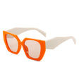 Techsuit Sunglasses (3967), for Women, PC Frame and Lens, Portocaliu / Beige / Champagne
