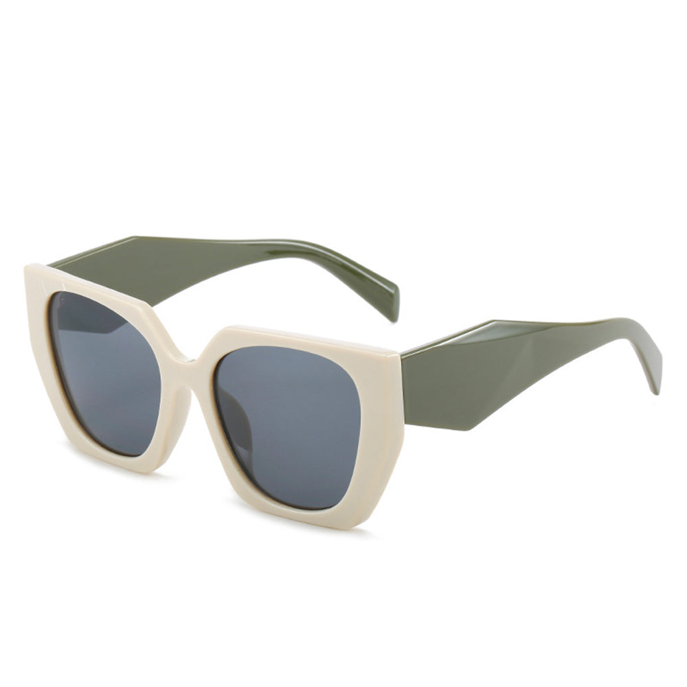 Techsuit Sunglasses (3967), for Women, PC Frame and Lens, Bej / Gray