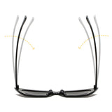 Techsuit Sunglasses (5154), for Women, PC Frame and Lens, Square, Alb / Gray