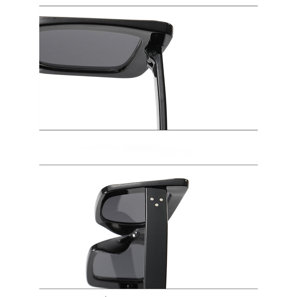 Techsuit Sunglasses (5277), for Women with PC Frame and Lens, Square Shape, Negru / Gray