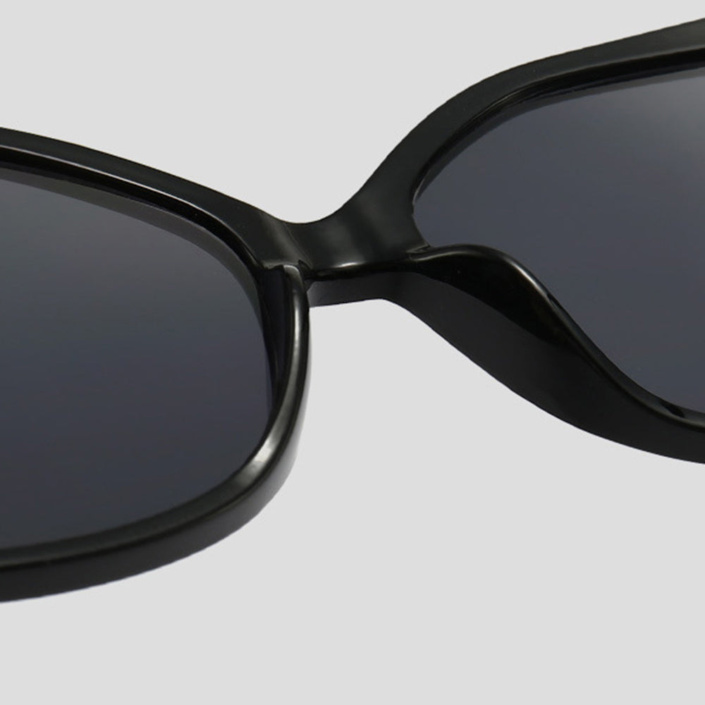 Techsuit Sunglasses (5335), for Women with PC Frame and Lens, Butterfly Shape, Roz / Champagne