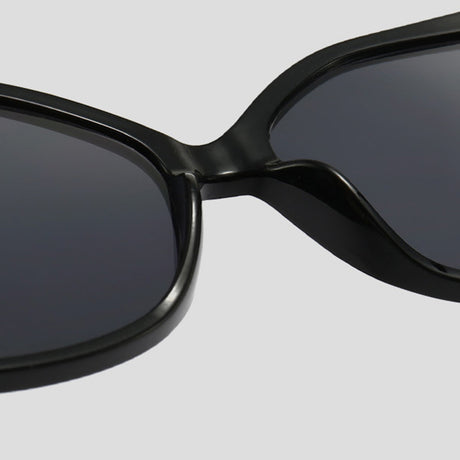 Techsuit Sunglasses (5335), for Women with PC Frame and Lens, Butterfly Shape, Gri