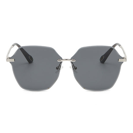 Techsuit Sunglasses (8195), for Women, Metal and PC, Argintiu / Gradient Gray
