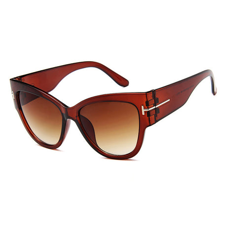 Techsuit Sunglasses (9778), for Women with PC Frame and Lens, Cat Eye, Maro