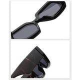 Techsuit Sunglasses (86321), for Women with PC Frame and Lens, Vintage, Negru / Gray