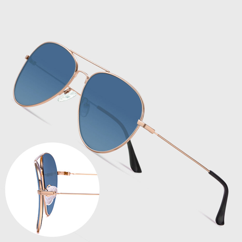 Ochelari de Soare Techsuit (3025), Metal, Albastru