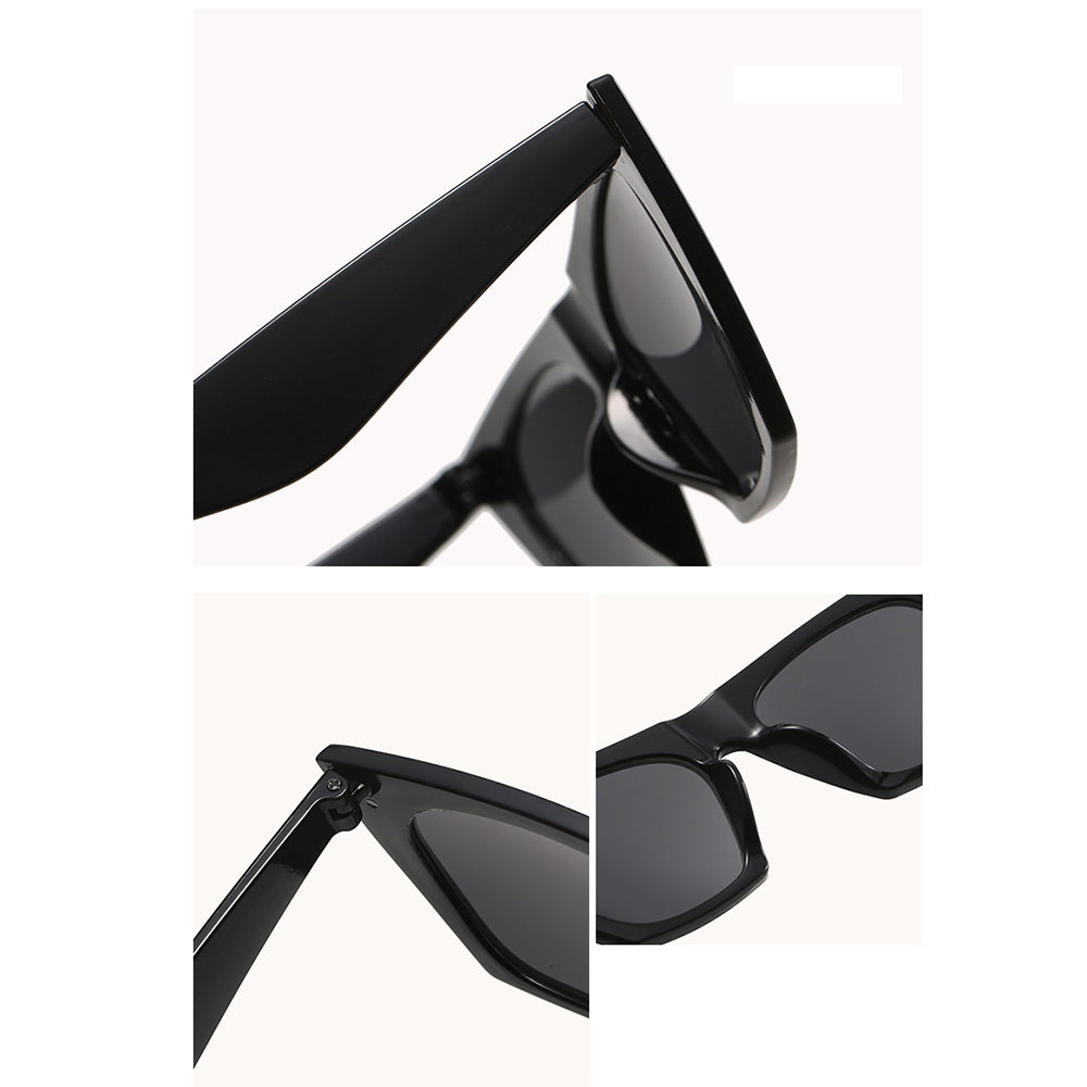 Techsuit Sunglasses (5154), for Women, PC Frame and Lens, Square, Sampanie / Brown