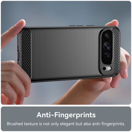 Husa de protectie Techsuit Carbon Silicone compatibil cu Google Pixel 9 Pro XL, Negru