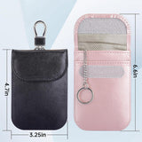 Husa de protectie Techsuit RFID Anti-Theft (AF2) compatibil cu for Cards & Keys, PU Leather, EMF Blocker, Roz